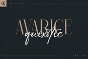Avarice & Quixotic - modern font duo, a Serif Font by Only Fonts (Thumbnail 1 of 12)