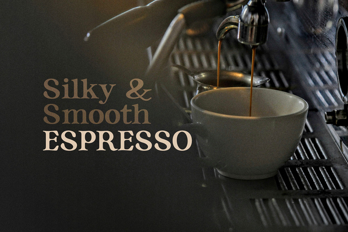 Coffee Hour | Cafe Branding Serif, a Serif Font by Parker Creative (Photo 4 of 9)