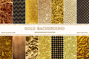125 Luxury Gold Textures - Volume 1