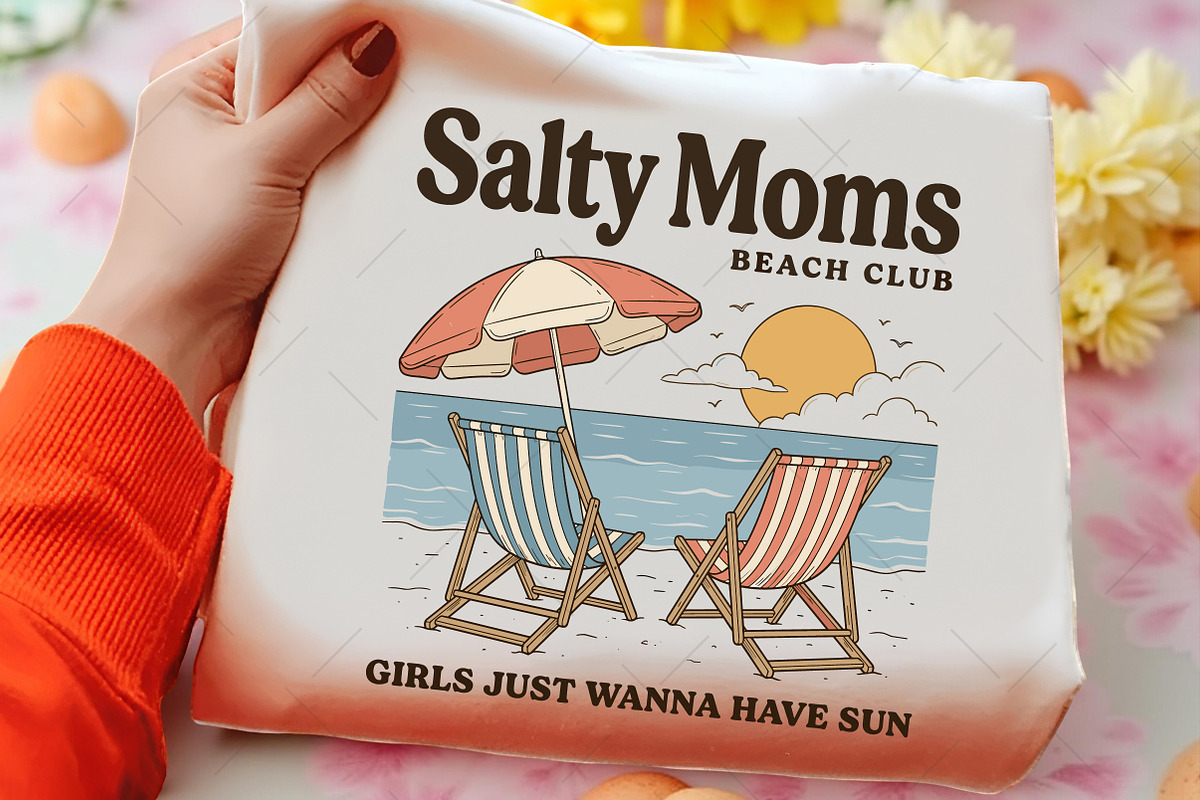 Salty Moms Beach Club PNG, an Illustration by OK Design (Photo 2 of 5)