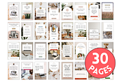 30 Pinterest Minimalist Blogger, a Social Media Template by wekreatif (Thumbnail 2 of 4)