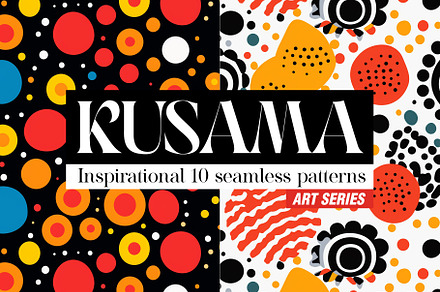 10 Art Series Patterns: Kusama Vol.2