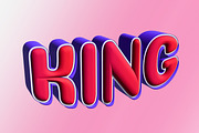 King Text Effect Design, a Layer Style Add-On by CreativeShaper (Thumbnail 2 of 3)