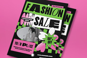 Black Pink Fashion Sale Flyer Set, a Flyer Template by graphicook (Thumbnail 2 of 3)