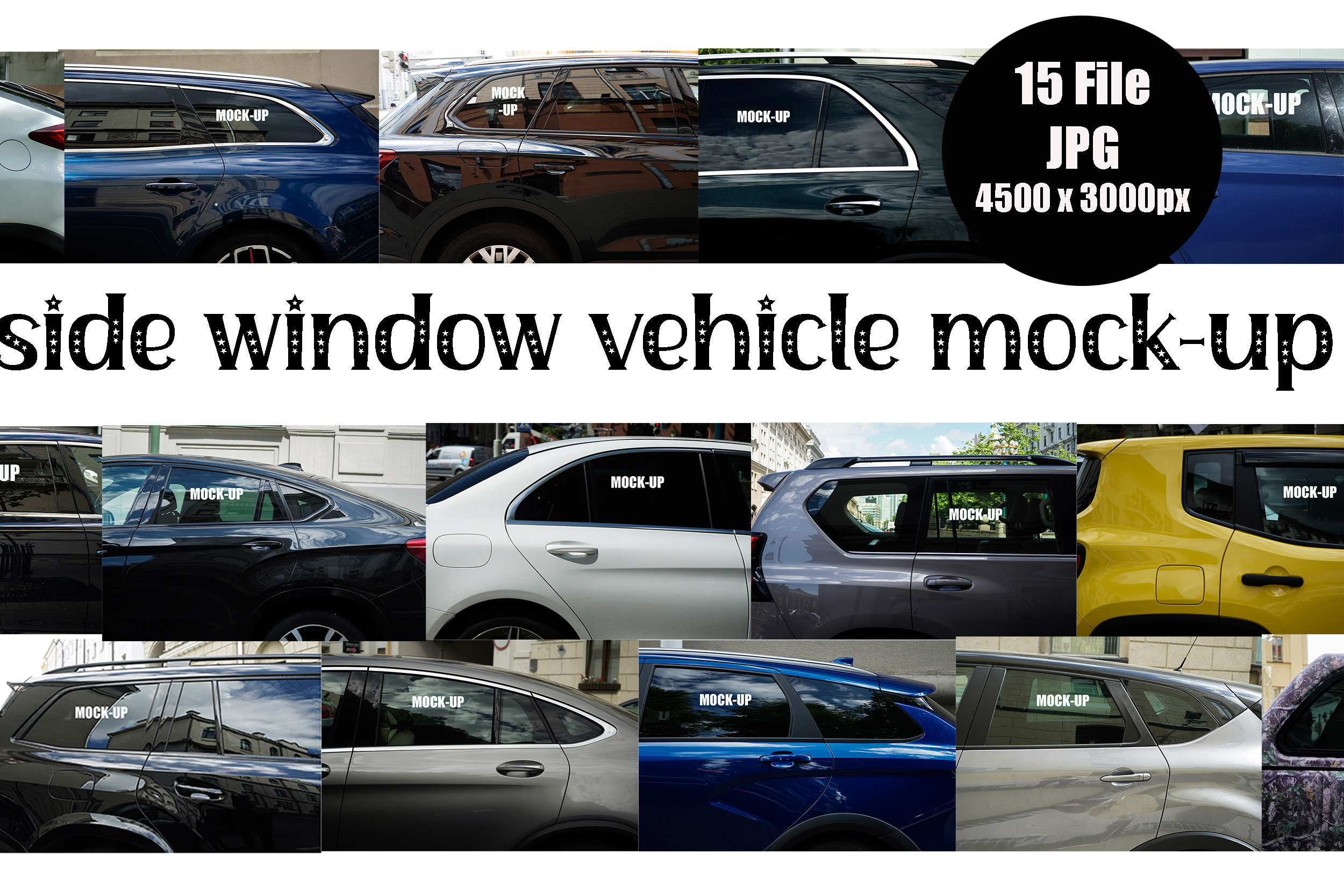 car window mock-up