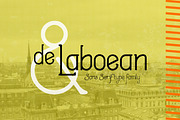 De Laboean, a Sans Serif Font by Heroglyphs Studio (Thumbnail 1 of 7)