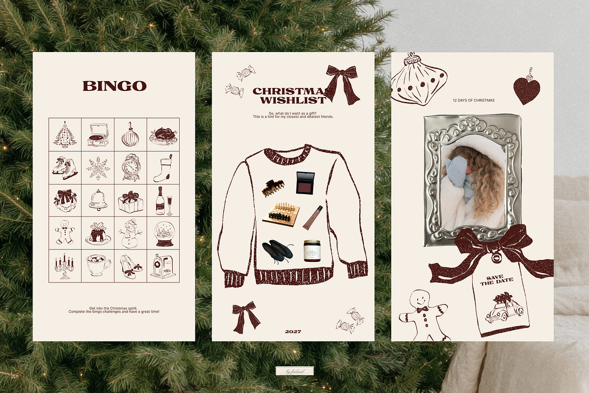 Little Christmas Things Illustration, a Seasonal Illustration by Feelsoul (Photo 4 of 10)