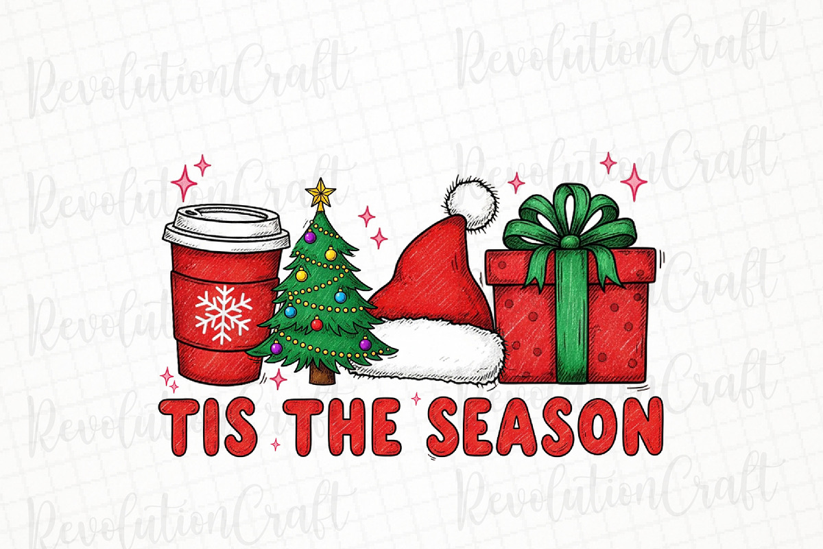 Tis The Season Png, Christmas Png, an Illustration by OK Design (Photo 1 of 4)