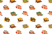 Fruit & vegetables boxes set, banner, a Food Illustration by PaperTrident (Thumbnail 13 of 13)