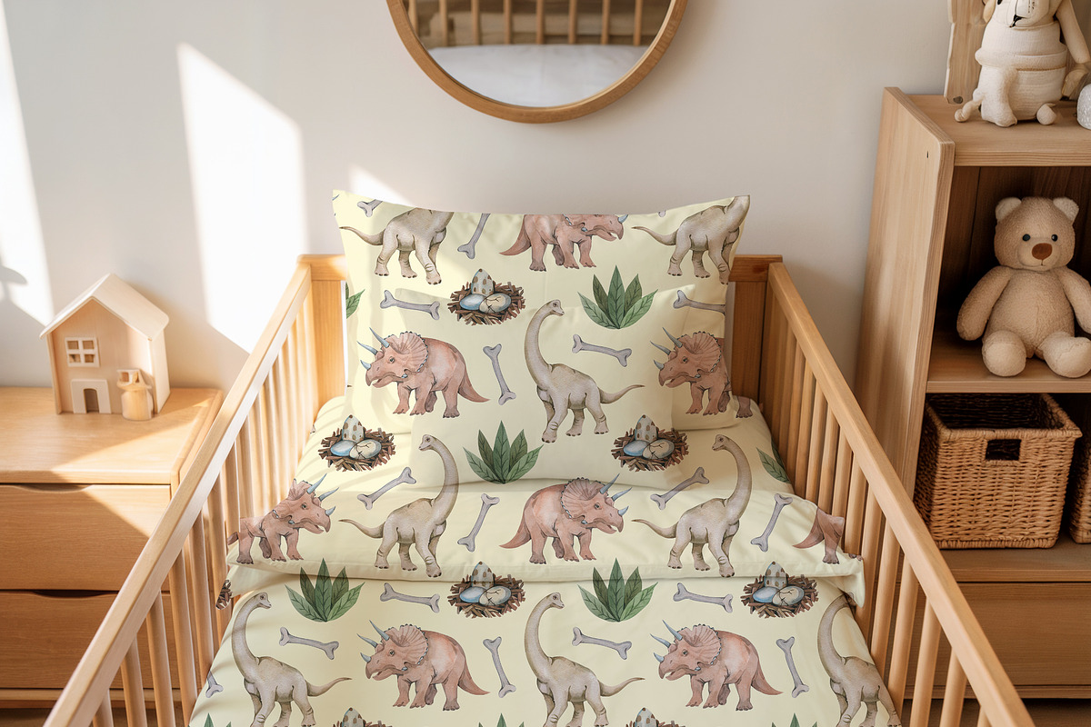 Watercolor Dinosaur Patterns PNG, a Pattern Graphic by PatternPalette (Photo 4 of 11)