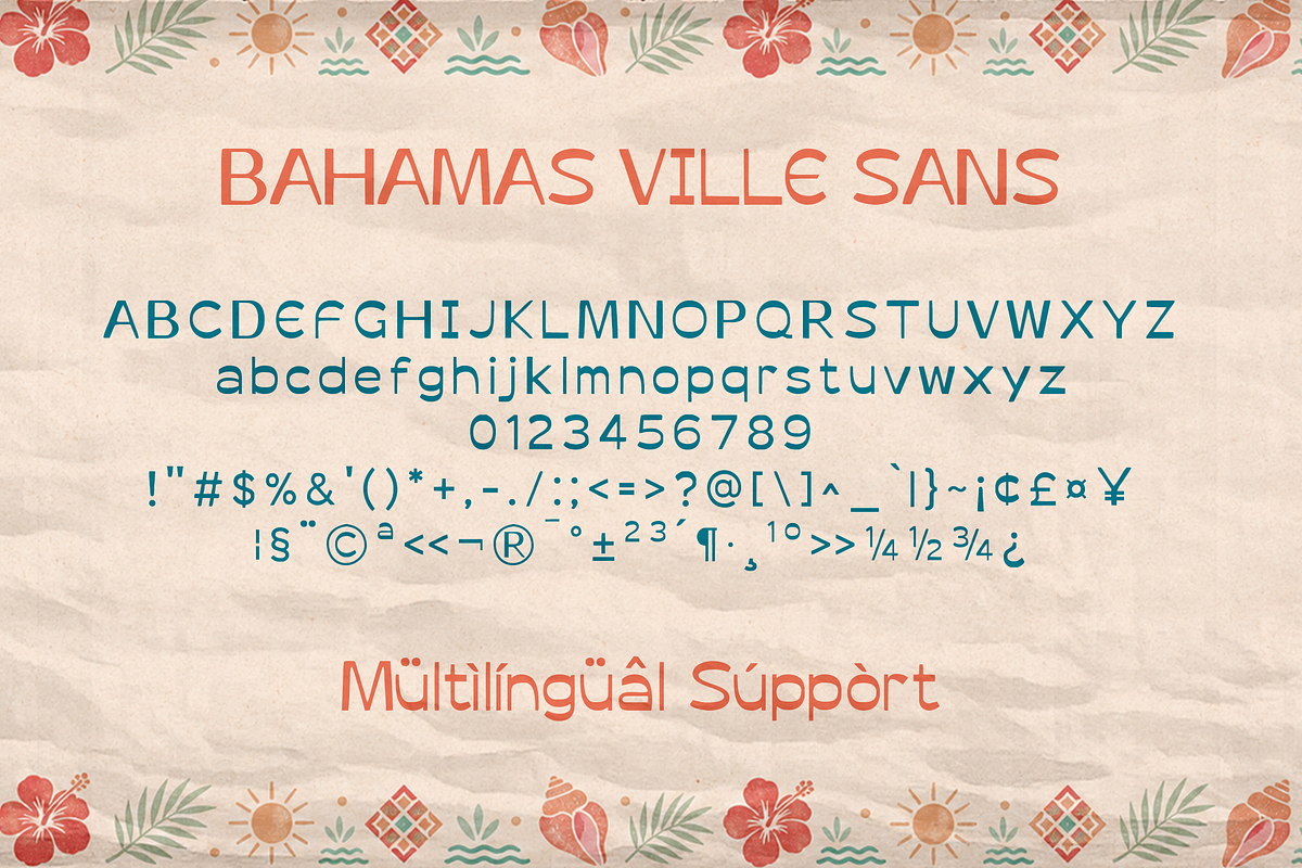 Bahamas Ville Retro Font Duo, a Handwritten Font by Sixtype (Photo 7 of 12)