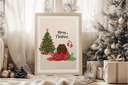 Merry Christmas Best Friends PNG, an Illustration by DreamArtGraphic (Thumbnail 4 of 5)