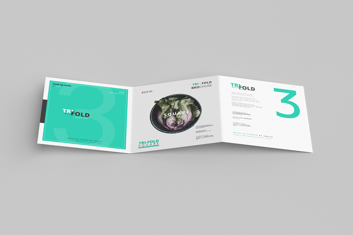 Square Brochur Mockups - Three Fold, a Print Template by pmvch (Photo 8 of 11)