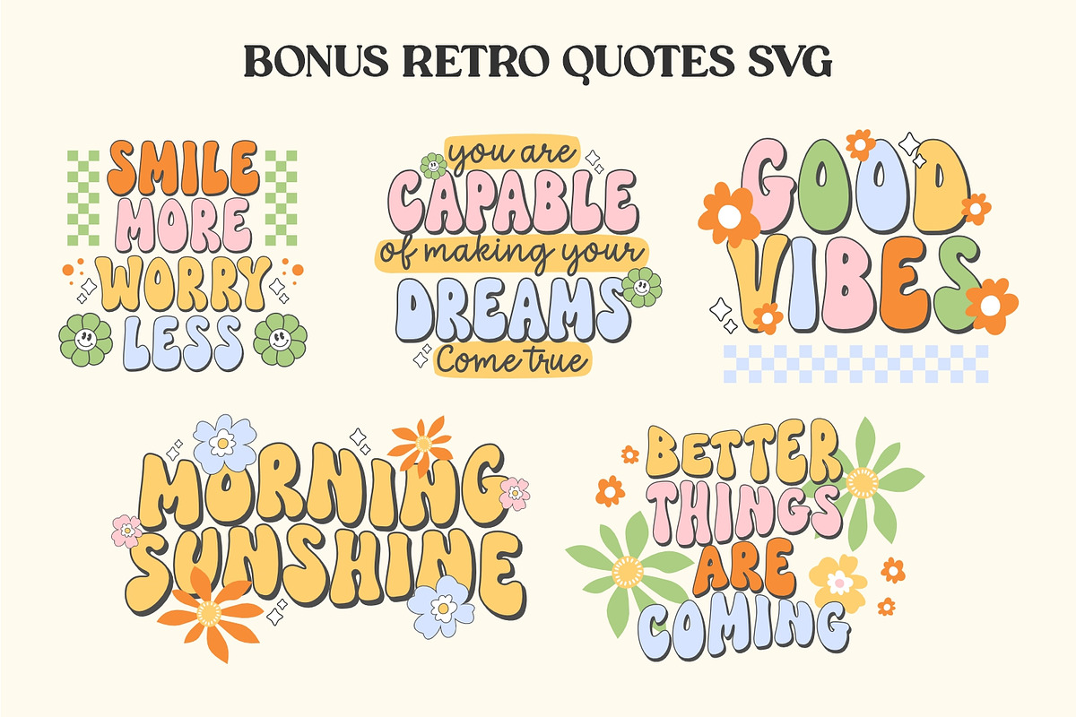 Dreamy Sunday - Groovy Retro Font, a Handwritten Font by Keithzo (Photo 8 of 8)