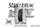 Spontanew, a Handwritten Font by Allmostudio (Thumbnail 1 of 8)