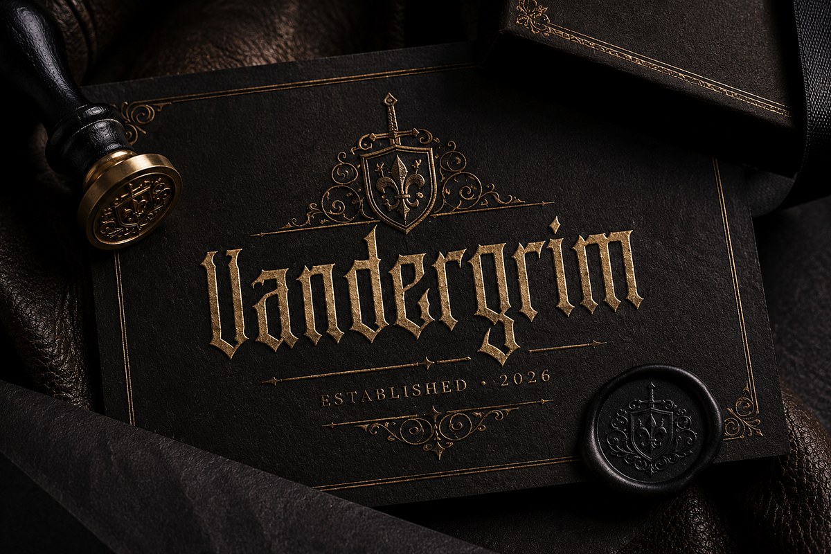 Vandergrim, a Blackletter Font by Wow Magic (Photo 5 of 6)
