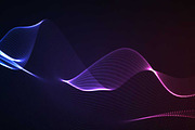 Abstract neon wave backgrounds set, a Technology Illustration by maximmmmum (Thumbnail 2 of 5)
