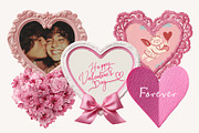 Pink Heart Frames & Elements, an Object Graphic by NatalieArtShop (Thumbnail 5 of 8)