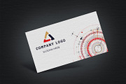 Abstract Hi Tech Business Card, a Business Card Template by Kseniya-Omega (Thumbnail 3 of 4)