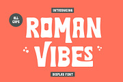ROMAN VIBES - RETRO DISPLAY FONT, a Font by Bluestype Studio (Thumbnail 1 of 7)