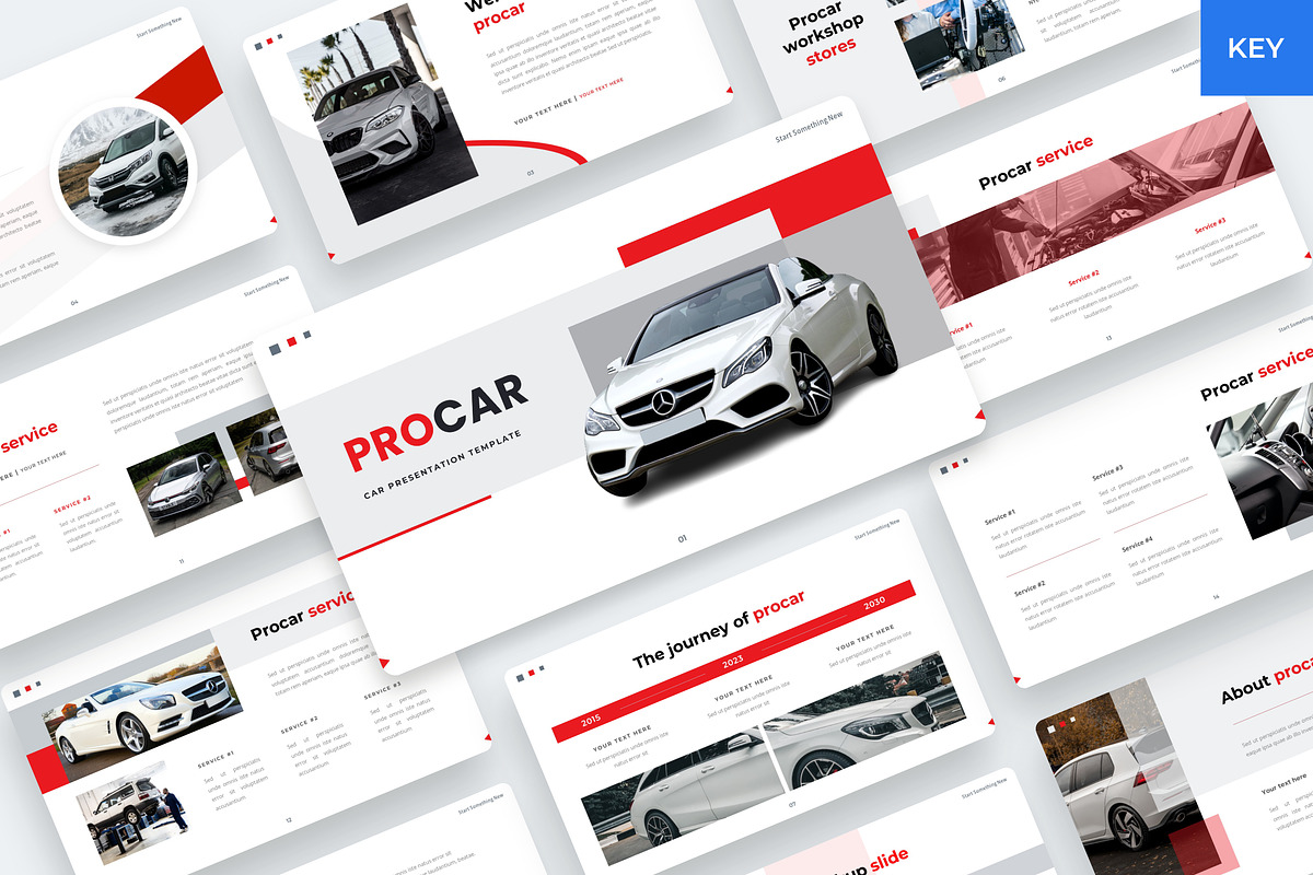Procar - Car vehicle Keynote, a Presentation Template by BeadyLab (Photo 1 of 6)