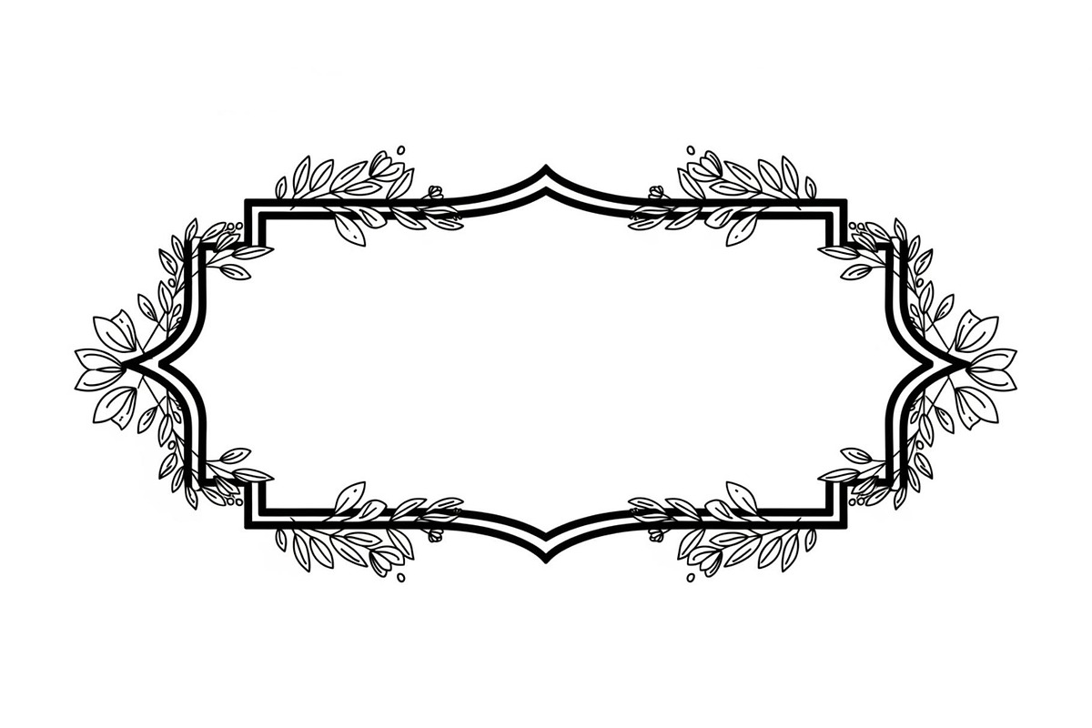 Vintage Floral Frame Vector Bundle, an Illustration by Designs_River (Photo 32 of 51)