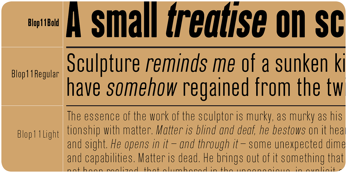 Blop 11, a Sans Serif Font by Osialus (Photo 6 of 9)
