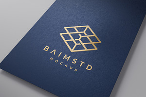 Paper Logo Mockup