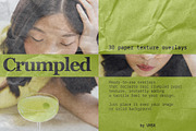 Crumpled: Paper Texture Overlays, a Texture Graphic by Anastasiia VNSK (Thumbnail 1 of 19)