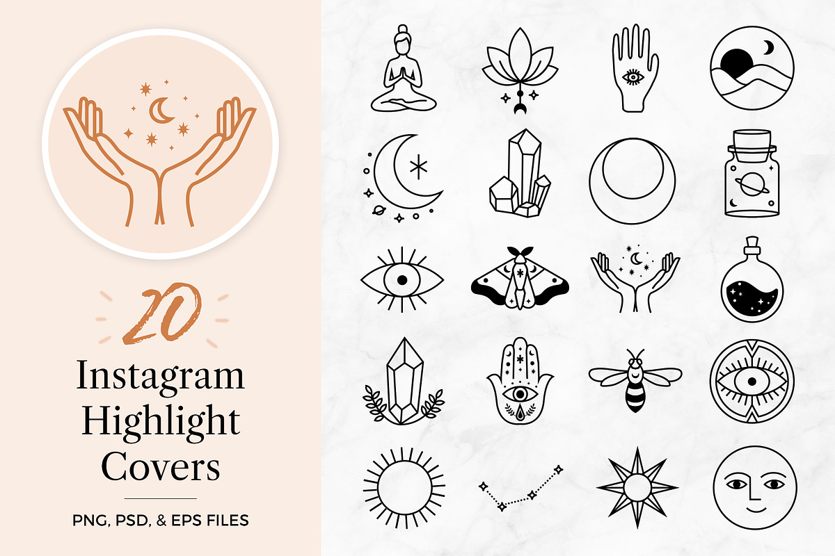 Magical Instagram Highlight Covers, an Icon by Oh so Lively (Photo 1 of 4)