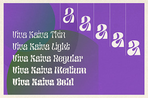 Viva Kaiva - Unique Psychedelic Font