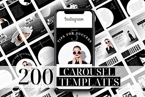 Black And White Instagram Carousels