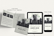 Funeral Program Template Set I Canva, an Invitation Template by The Social Stuff (Thumbnail 4 of 11)