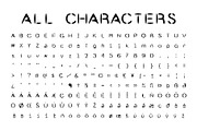 CS Hovan Mono Drawn, a Sans Serif Font by Craft Supply Co. (Thumbnail 8 of 8)