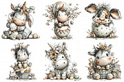 Whimsical Easter Cute Unicorn Clipar, an Illustration by Daily.Designs (Thumbnail 8 of 8)
