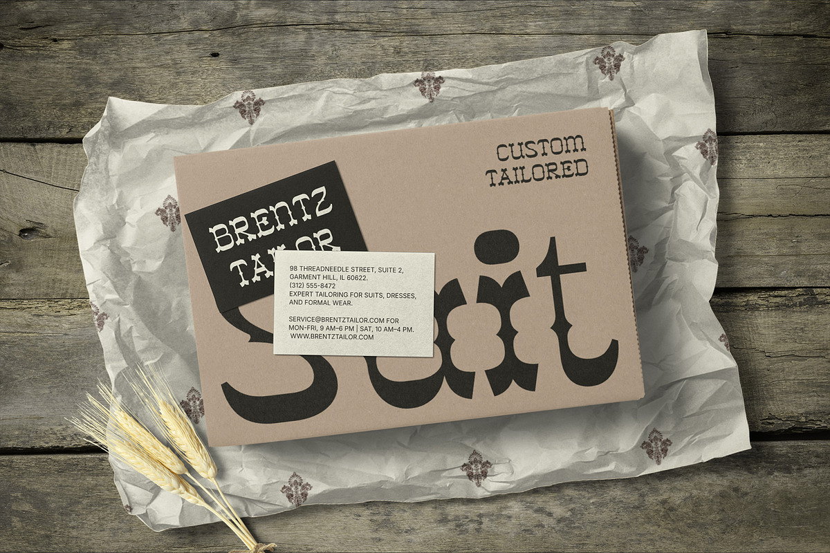 CS Silence – Tuscan Font, a Sans Serif Font by Craft Supply Co. (Photo 7 of 8)