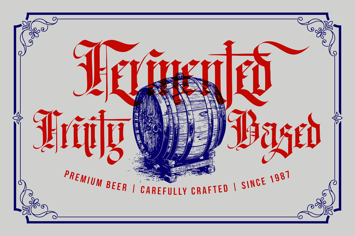 The Old Witch Blackletter, a Blackletter Font by Vampstudio (Photo 9 of 13)