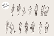 Sketches of different people, vol. 1, a Decorative Illustration by TheMountBirdStudio (Thumbnail 2 of 2)
