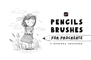 Pencils brushes for Procreate