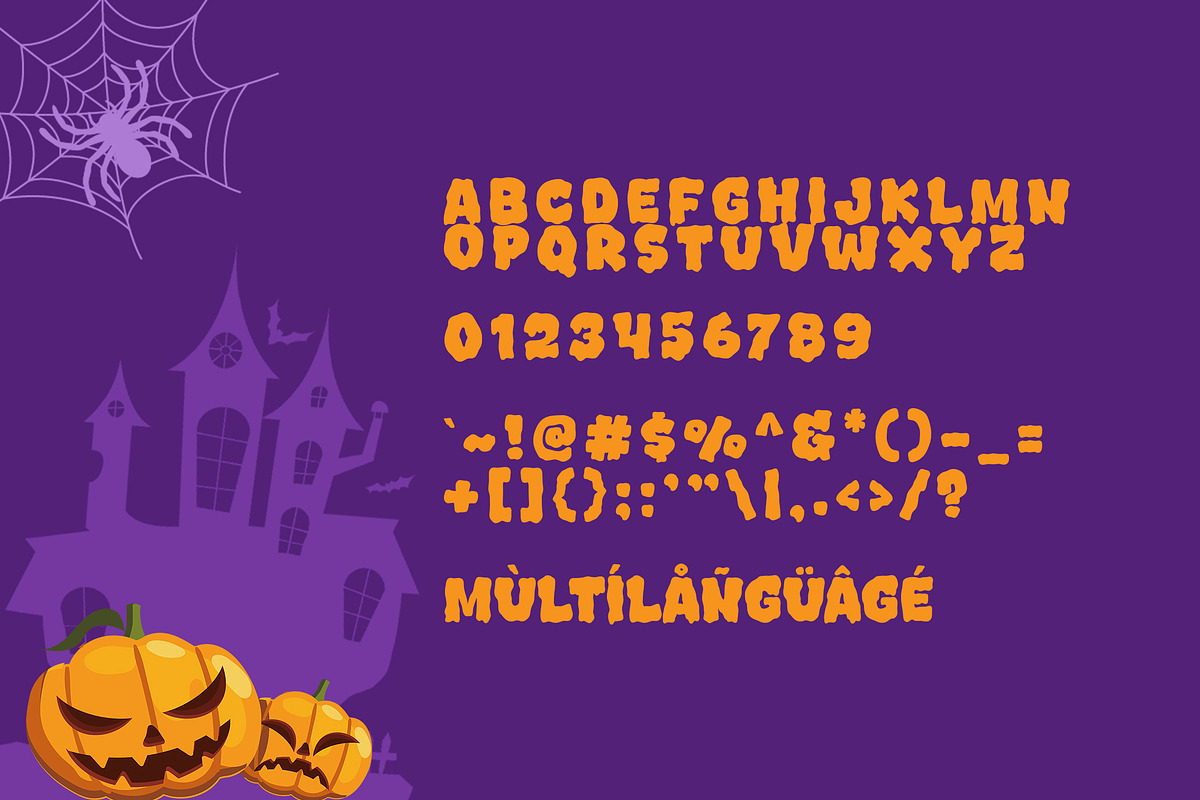 Spooky Theme, a Sans Serif Font by khurasan (Photo 5 of 5)