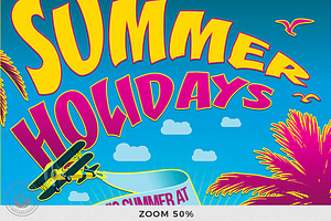 Summer Holidays Flyer Template V2