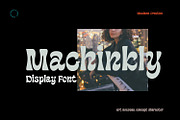 Machinkly Display Font, a Sans Serif Font by Maulana Creative (Thumbnail 1 of 10)
