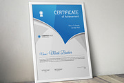 Certificate Word | PSD | AI, a Stationery Template by Curve Design (Thumbnail 3 of 6)