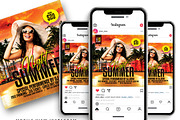 Summer Party Flyer, a Flyer Template by AfzaalGraphics (Thumbnail 2 of 2)