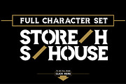 Storehouse Font + Vector shapes, a Serif Font by LeoSupply.co (Thumbnail 2 of 18)