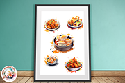 Watercolor Chinese Food Clollection, a Pattern Graphic by Negarin Digital Art (Thumbnail 8 of 10)