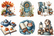 Cozy Autumn Planner Clipart, an Illustration by OK Design (Thumbnail 5 of 5)