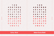 Sahar - 18 Fonts Typeface, a Sans Serif Font by Lella7 (Thumbnail 22 of 29)