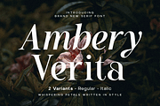 Ambery Verita – Elegant Modern Serif, a Serif Font by roomspace creative lab (Thumbnail 1 of 10)
