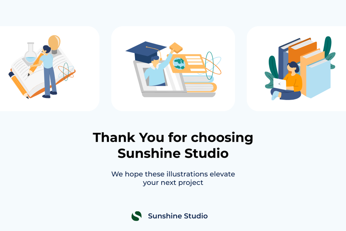 Education Illustration Pack, an UI Kit Template by Suntype | Sunshine Std (Photo 9 of 9)
